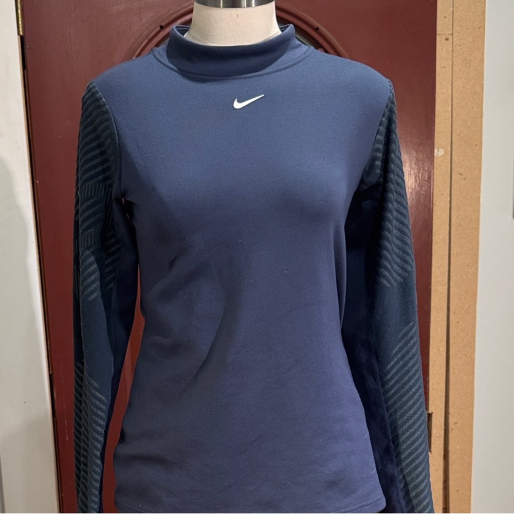 Nike Blue Cowl Neck Sweater